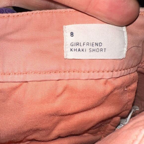Gap coral Girlfriend 8 vacation-core preppy chino shorts - Picture 3 of 3